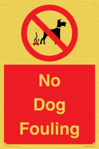 No Dog Fouling